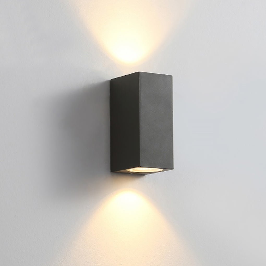 Outdoor up and down Wall Lights Rectangular Waterproof Light