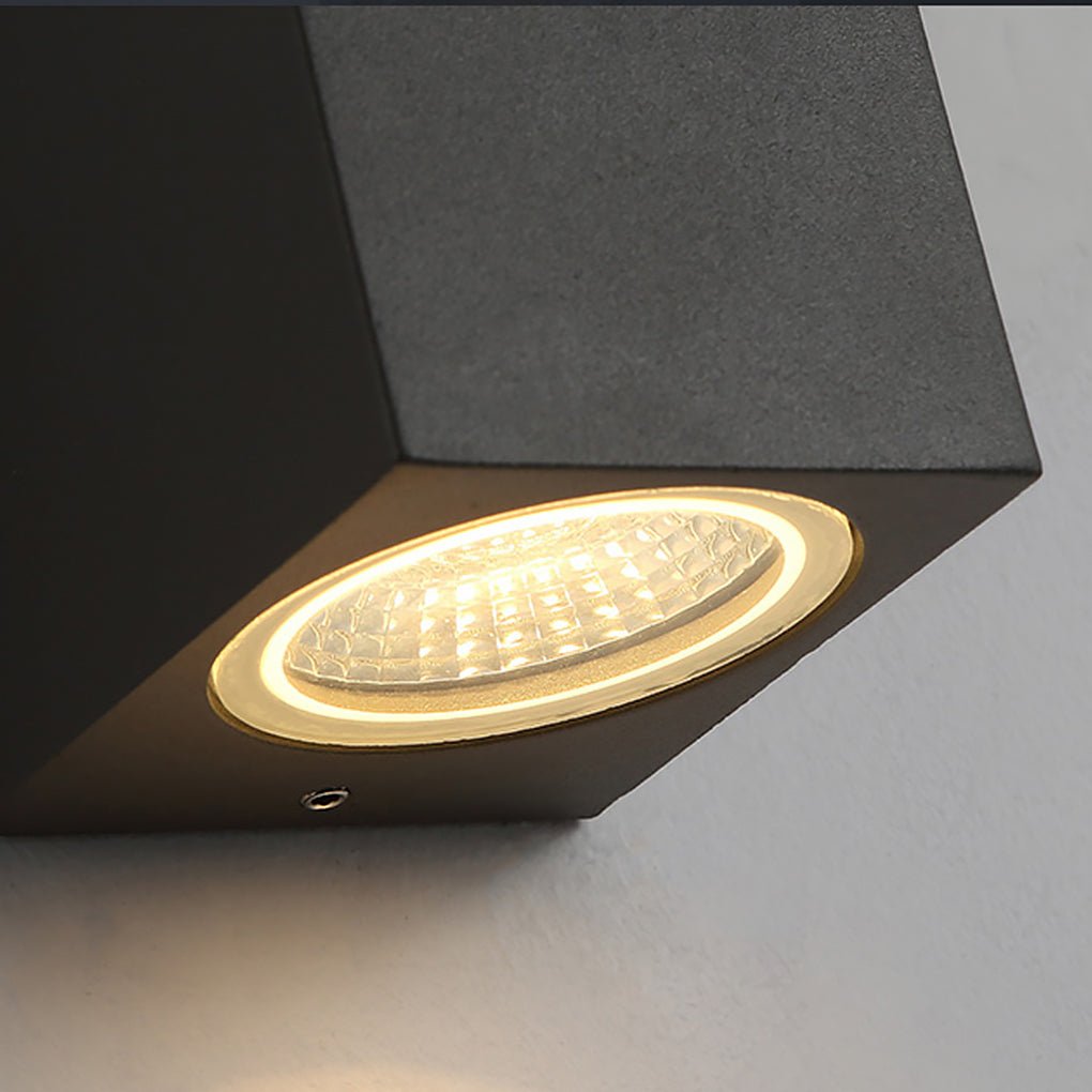 Outdoor up and down Wall Lights Rectangular Waterproof Light