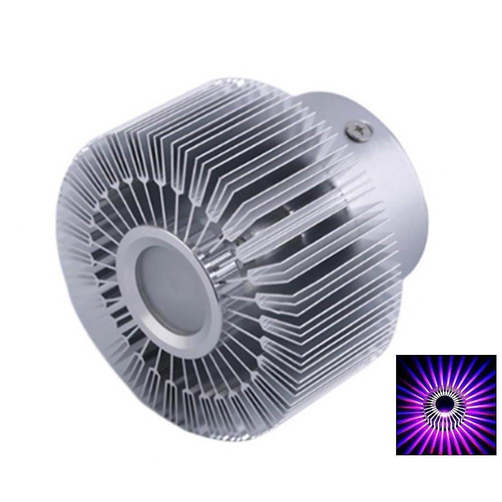 Modern Sunburst Ceiling Fixture Embedded LED Metal Light