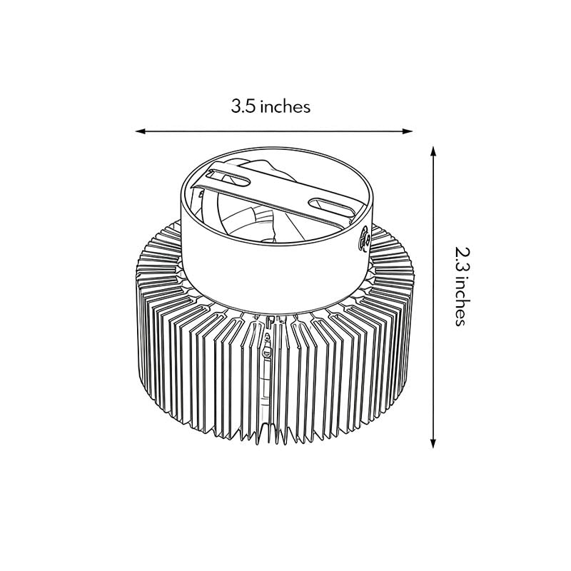 Modern Sunburst Ceiling Fixture Embedded LED Metal Light
