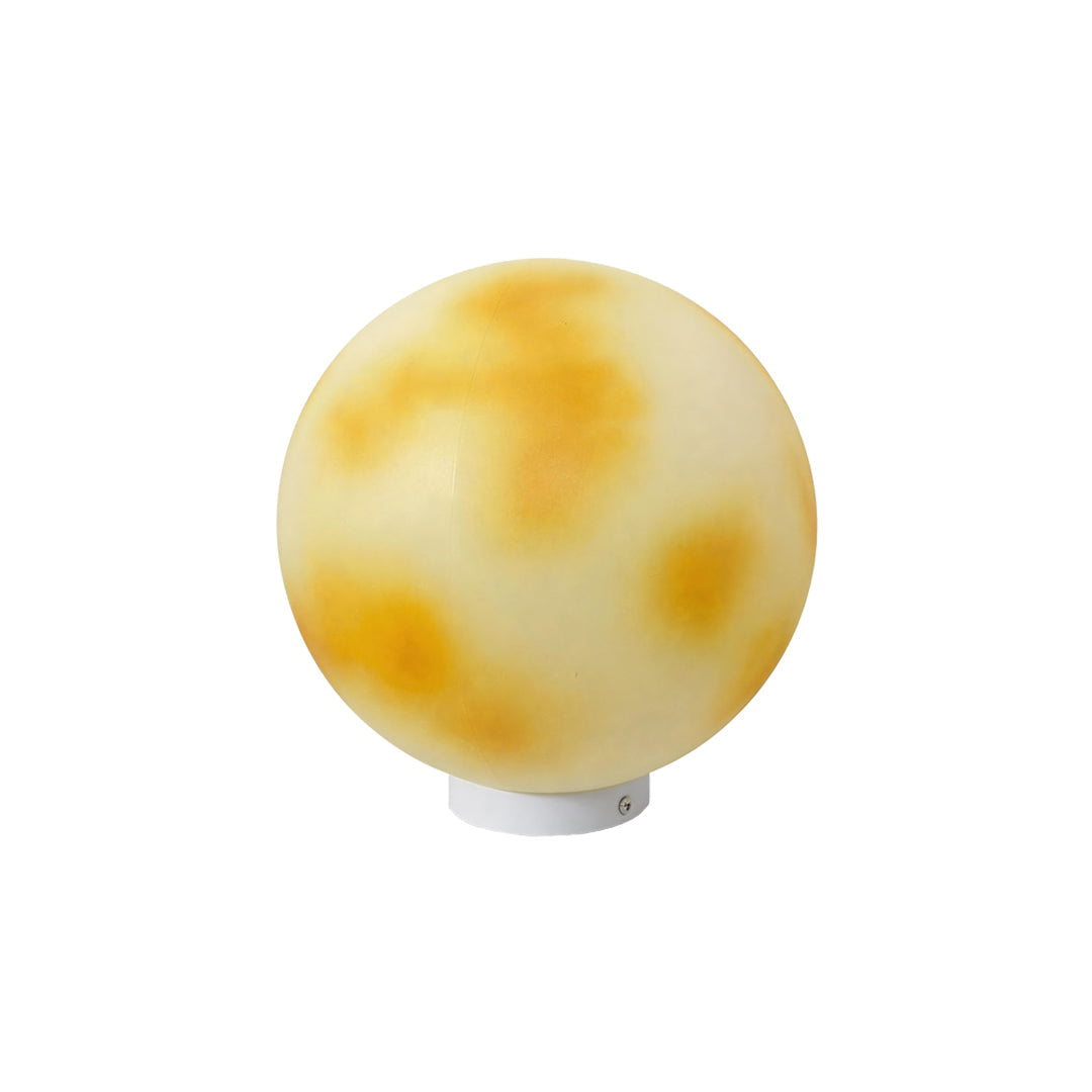 Moon-Shaped Stone Pillar Light Outdoor Decorative Light