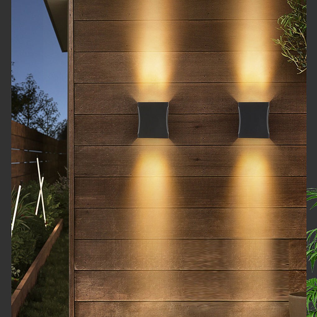 Black Wall Lights Modern up and down LED Outdoor Light