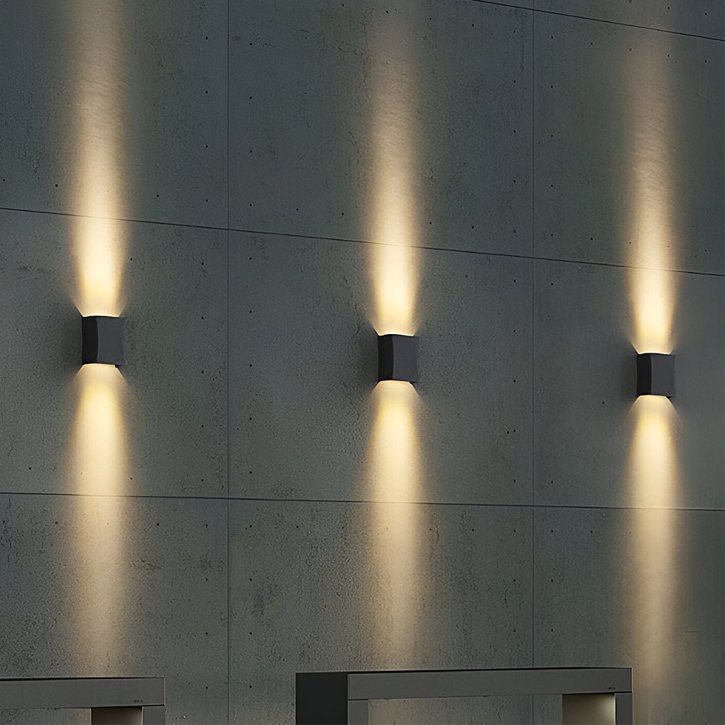 Black Wall Lights Modern up and down LED Outdoor Light