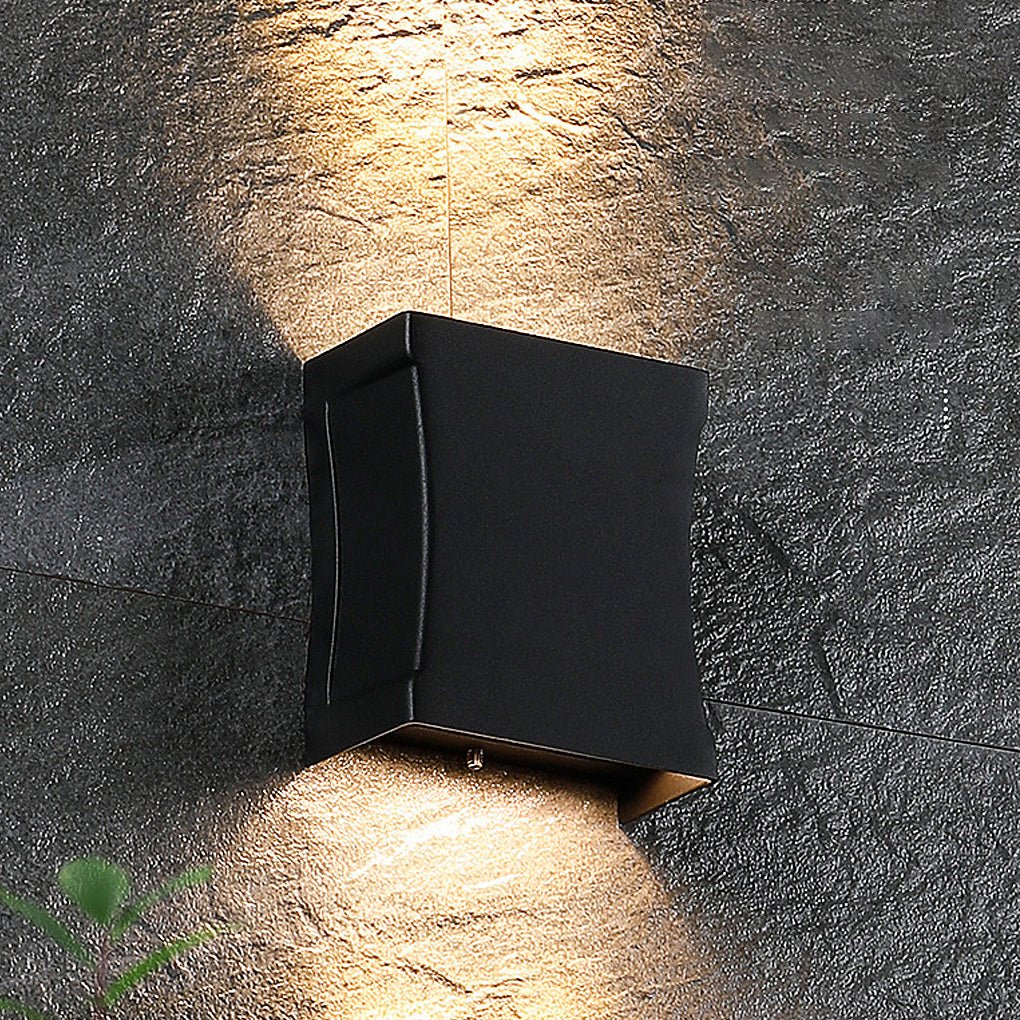 Black Wall Lights Modern up and down LED Outdoor Light