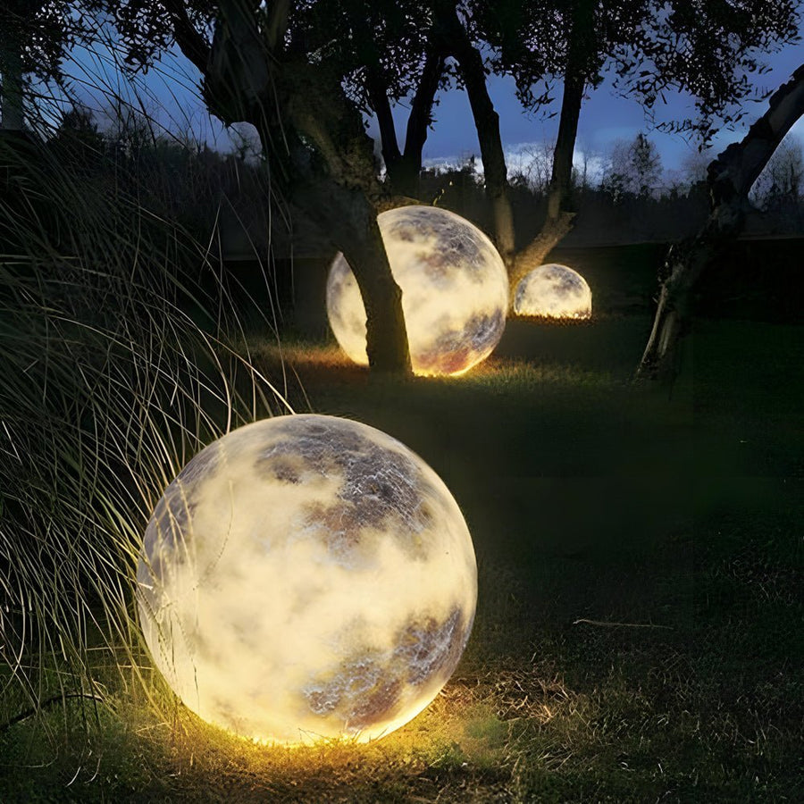 Moon Light Modern Waterproof Outdoor LED Lawn Light