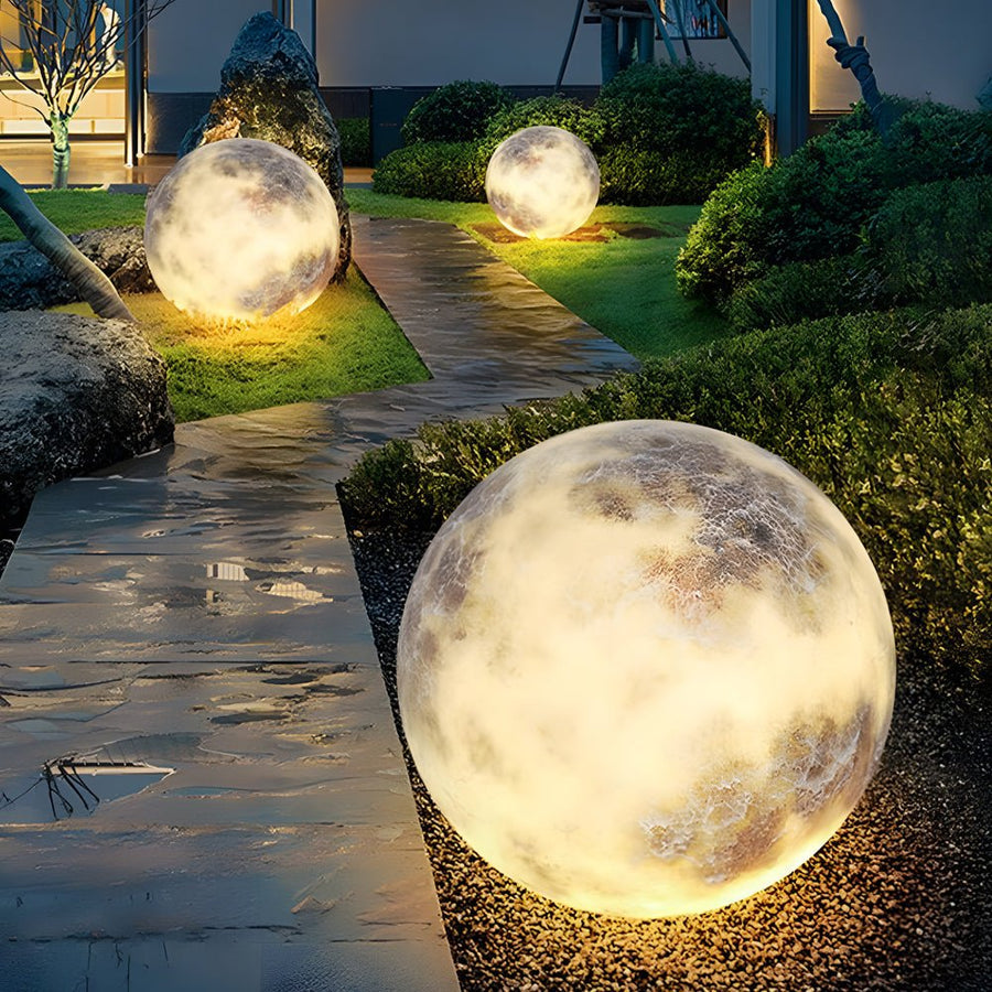 Moon Light Modern Waterproof Outdoor LED Lawn Light
