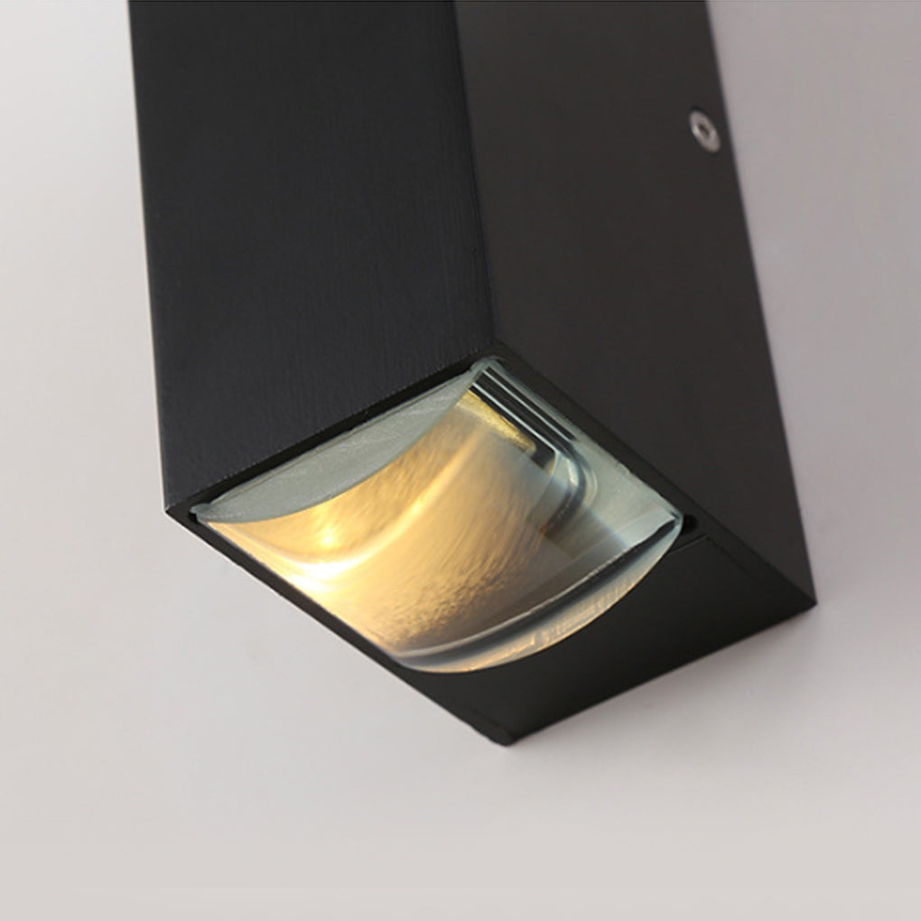 Narrow Beam Wall Sconce Modern Dual-Beam Waterproof Outdoor Light