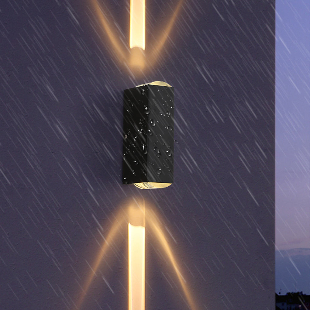 Narrow Beam Wall Sconce Modern Dual-Beam Waterproof Outdoor Light