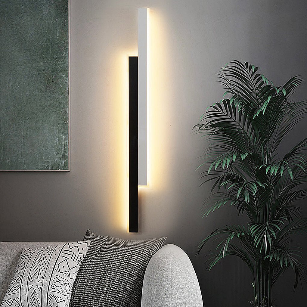 Vertical Wall Light Nordic Minimalist Dual-Strip LED Lamp