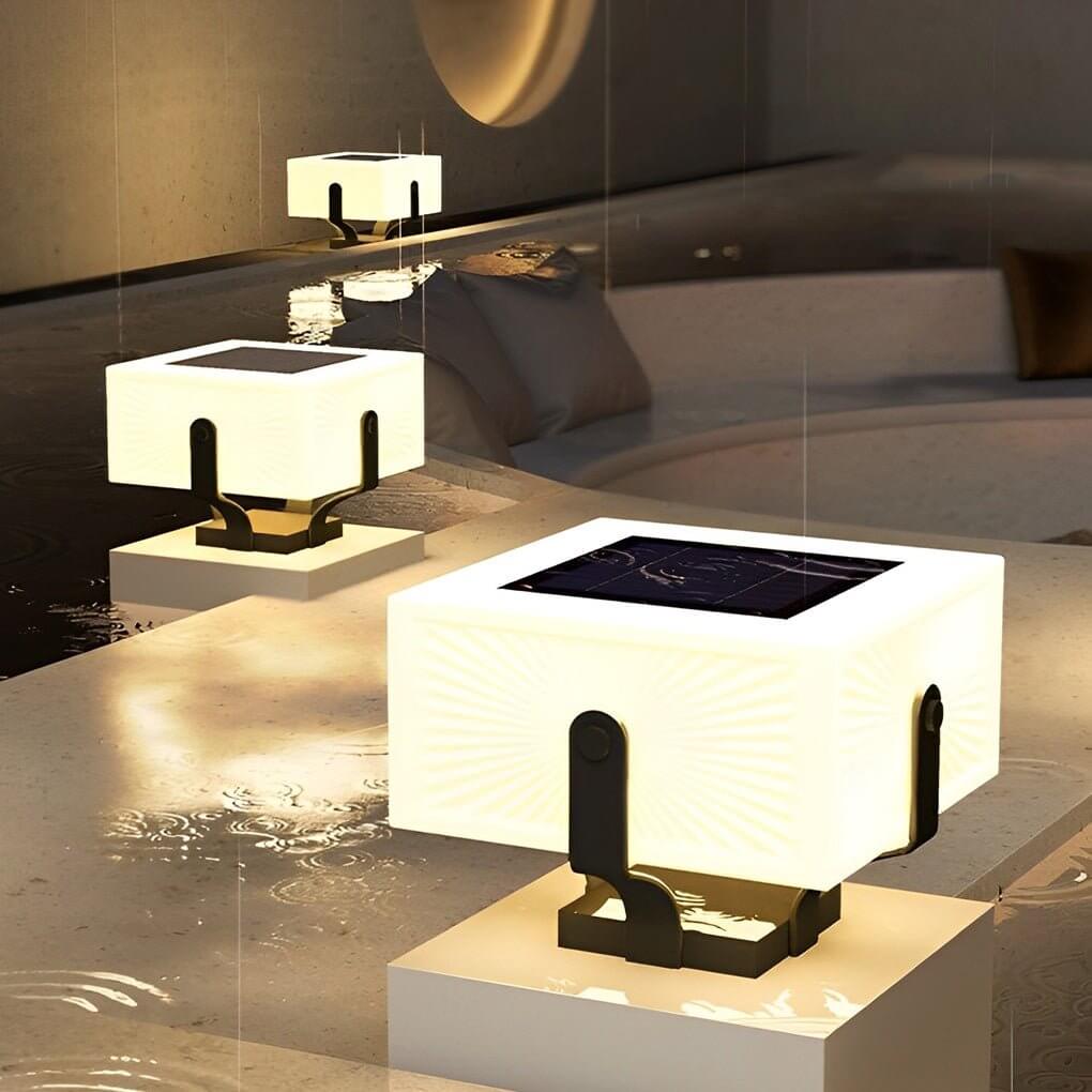 Outdoor Brick Pillar Lights Square Modern Waterproof LED Light