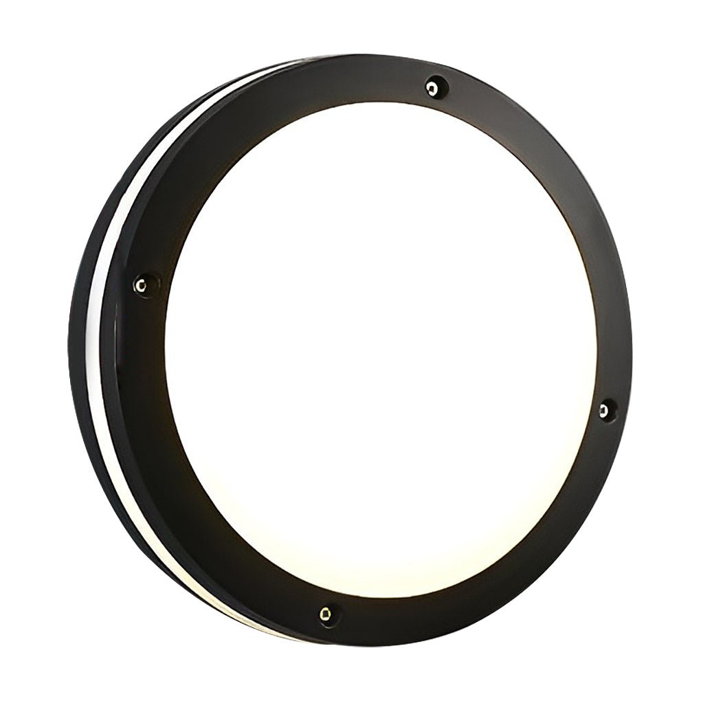Outdoor ceiling lighting fixtures offer robust industrial grid flush mount construction with long-lasting LED performance.