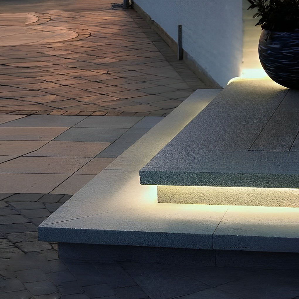 Outdoor Embedded LED Light Strips Modern Flexible Light