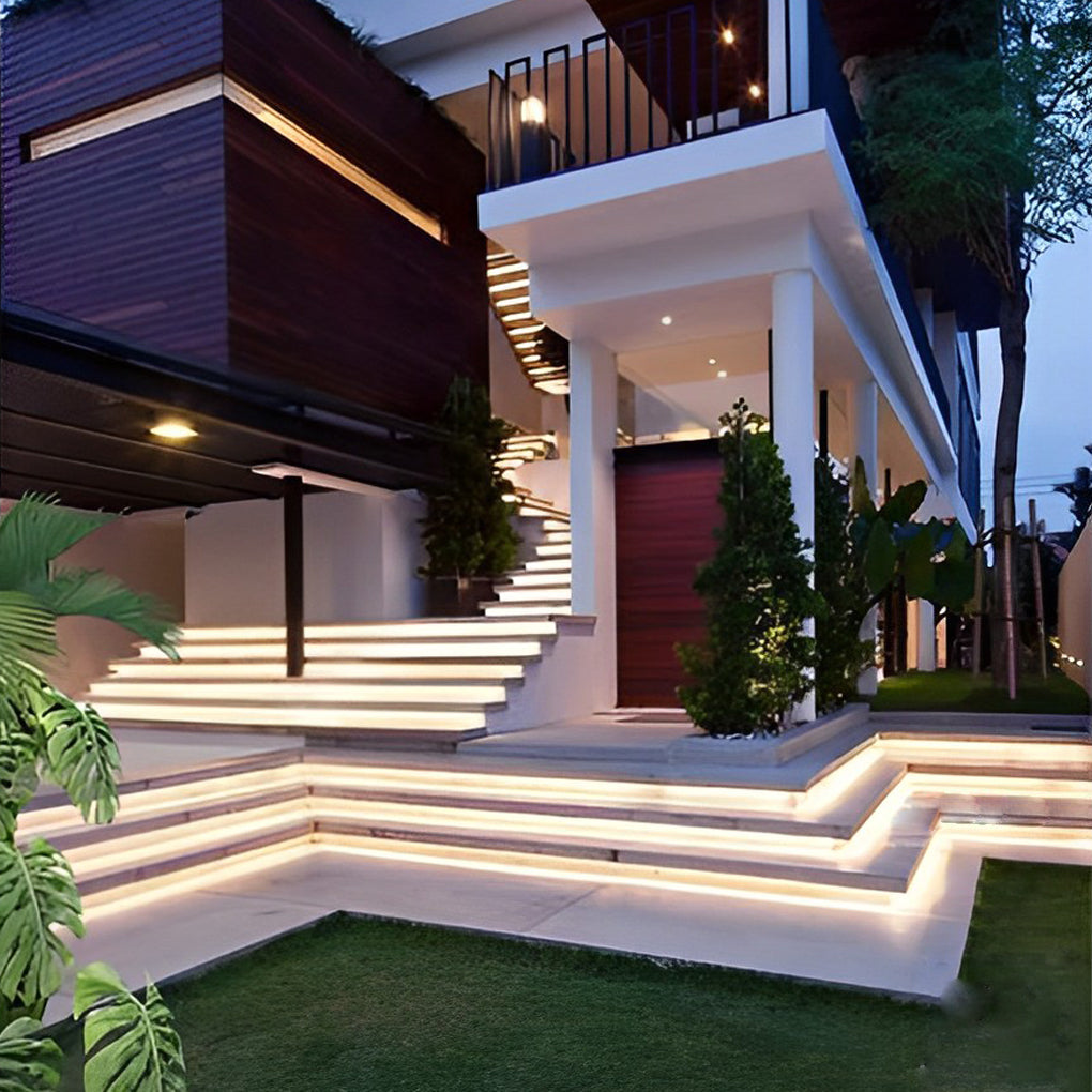 Outdoor Embedded LED Light Strips Modern Flexible Light