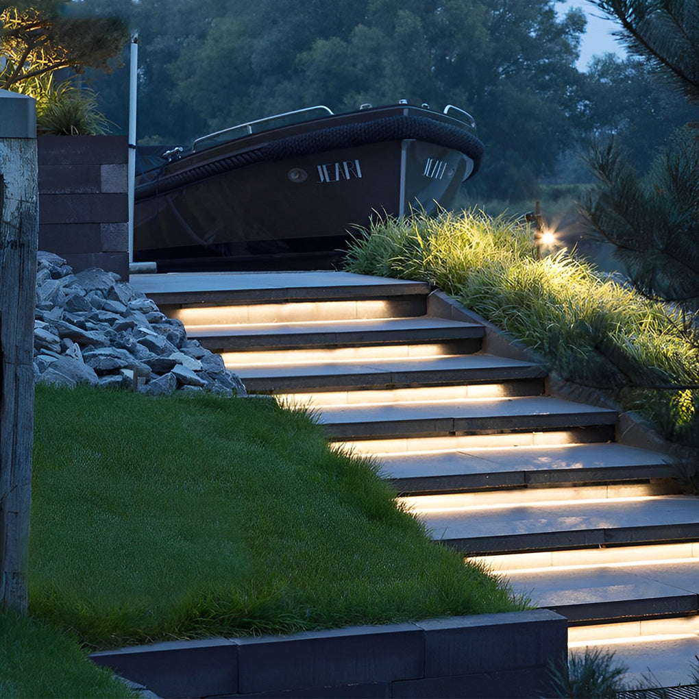 Outdoor Embedded LED Light Strips Modern Flexible Light
