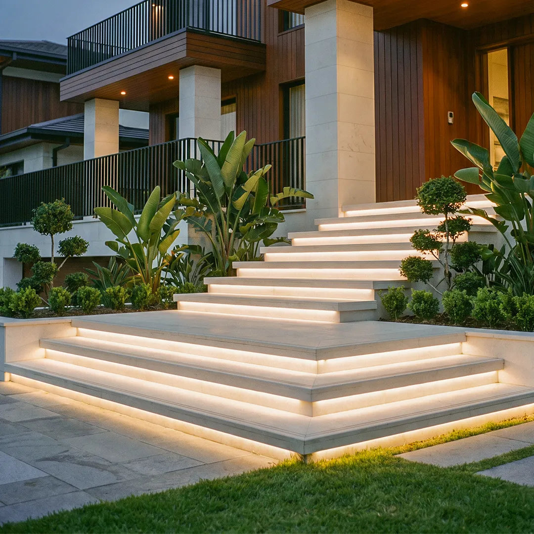 Outdoor Embedded LED Light Strips Modern Flexible Light