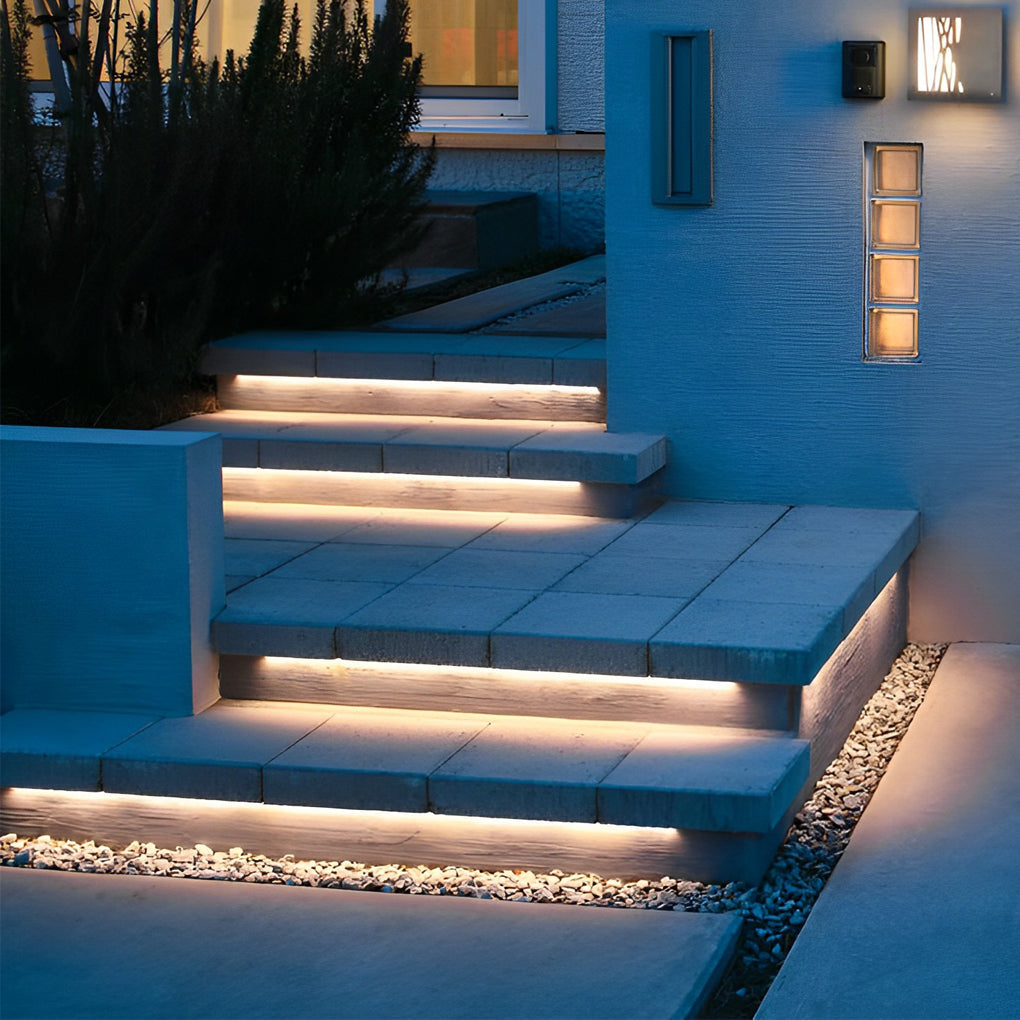 Outdoor Embedded LED Light Strips Modern Flexible Light