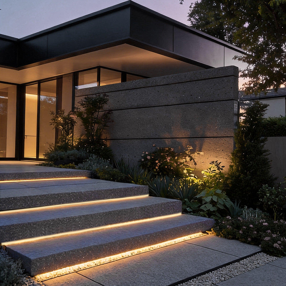 Outdoor Embedded LED Light Strips Modern Flexible Light