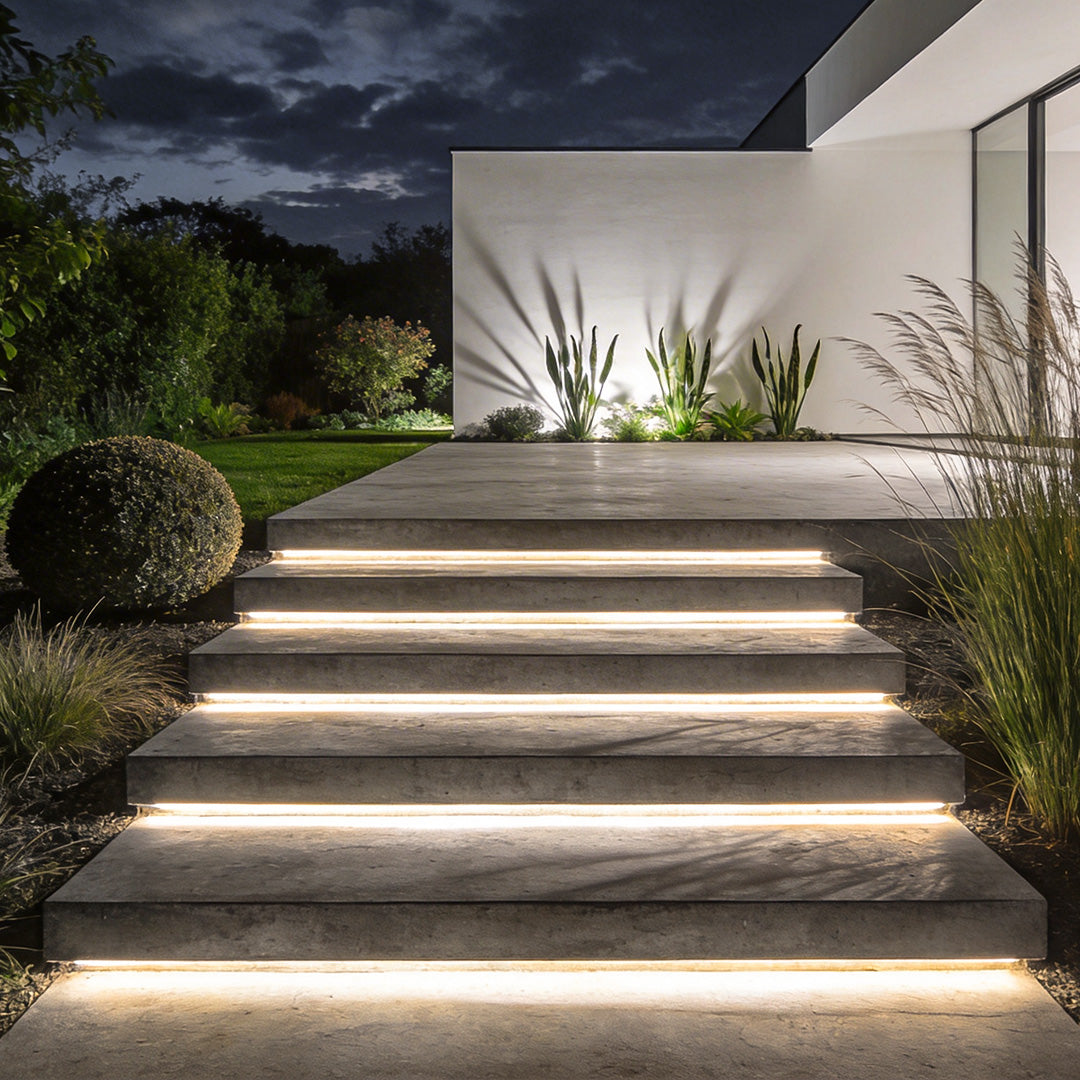 Outdoor Embedded LED Light Strips Modern Flexible Light