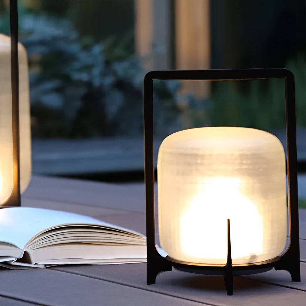 Outdoor Modern Handle Lantern Modern Waterproof LED Light