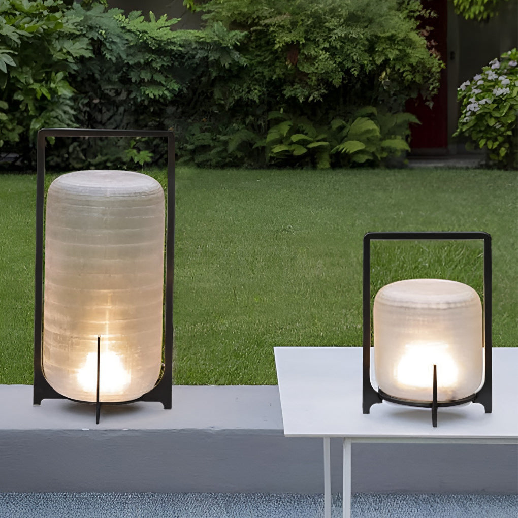 Outdoor Modern Handle Lantern Modern Waterproof LED Light