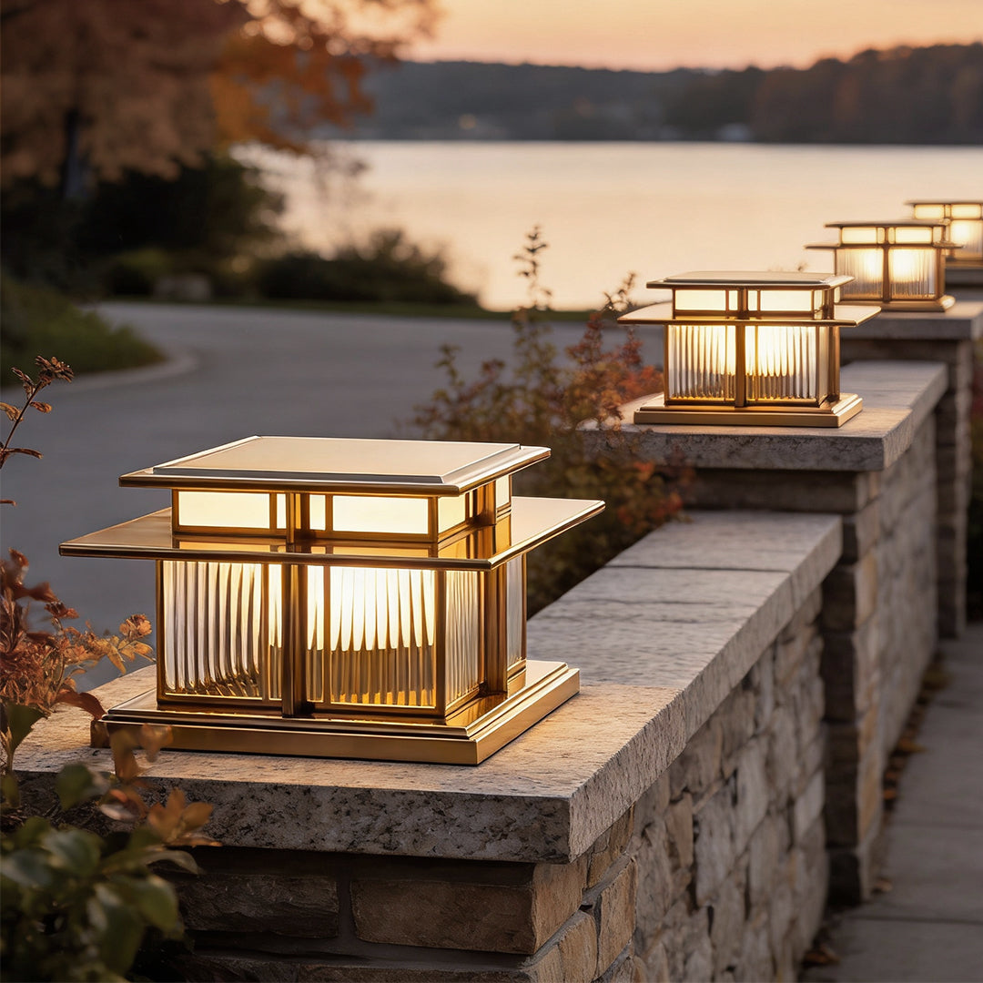 Porch Pillar Lights Outdoor Waterproof LED Modern Light