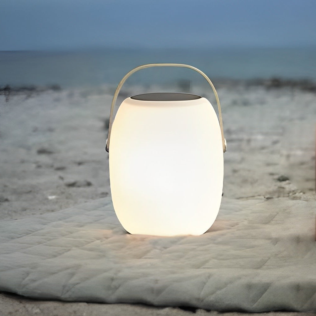 Outdoor Solar Floor Lanterns Portable Lantern LED Light