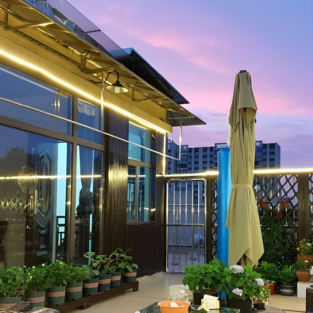 Outdoor Stair Lighting Strips Silicone White LED Light