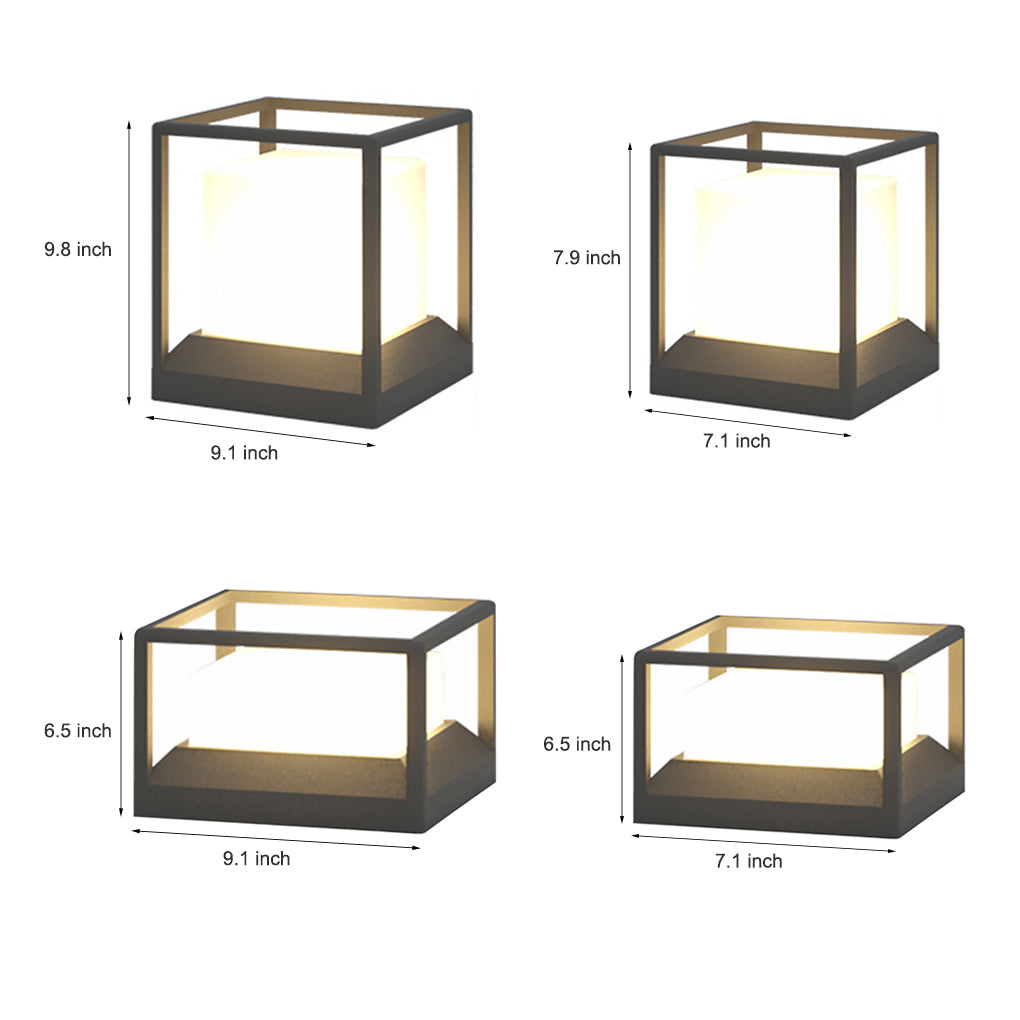 Outdoor Stone Pillar Lights Waterproof LED Landscape Light