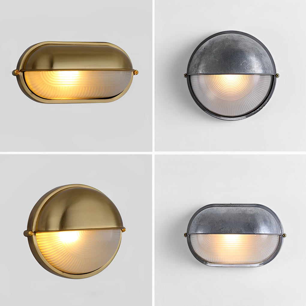 Oval Bulkhead Light Retro Waterproof Industrial Light