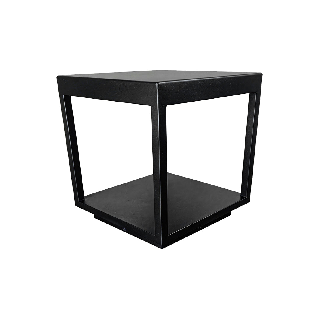 Concrete Pillar Lights Modern Open-Frame Square LED Light