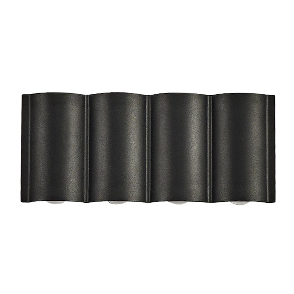 Up and down Outdoor Wall Lights Modern Wave-Shaped LED Light