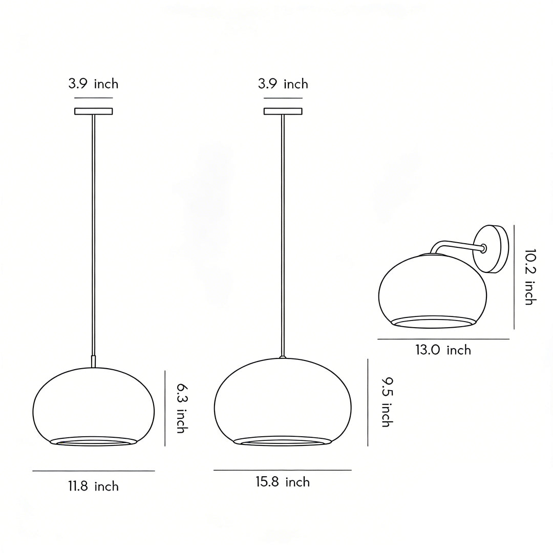 Rattan Outdoor Pendant Light Modern Waterproof Lights