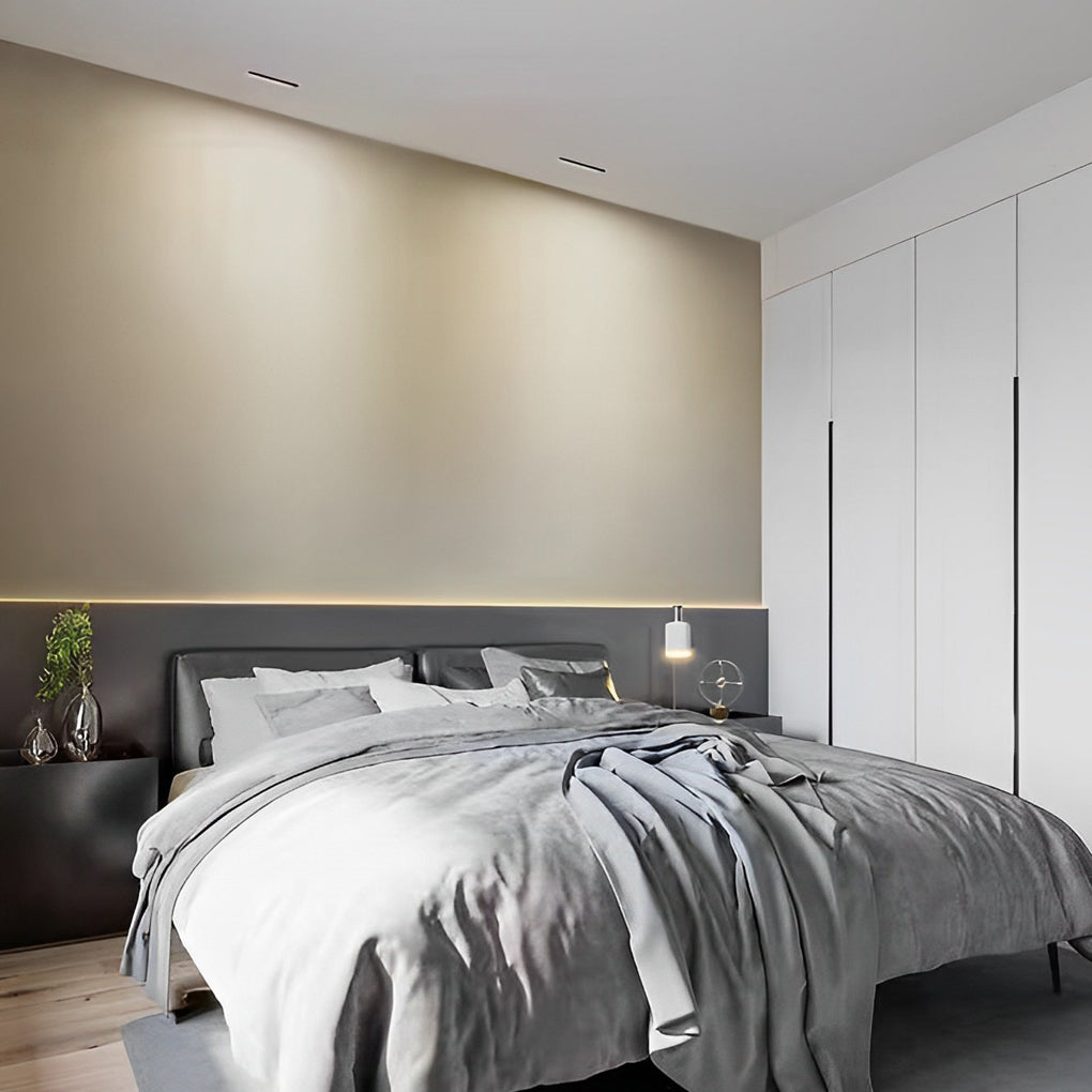 Recessed Linear Light Fixture Embedded LED Anti-Glare Spotlight