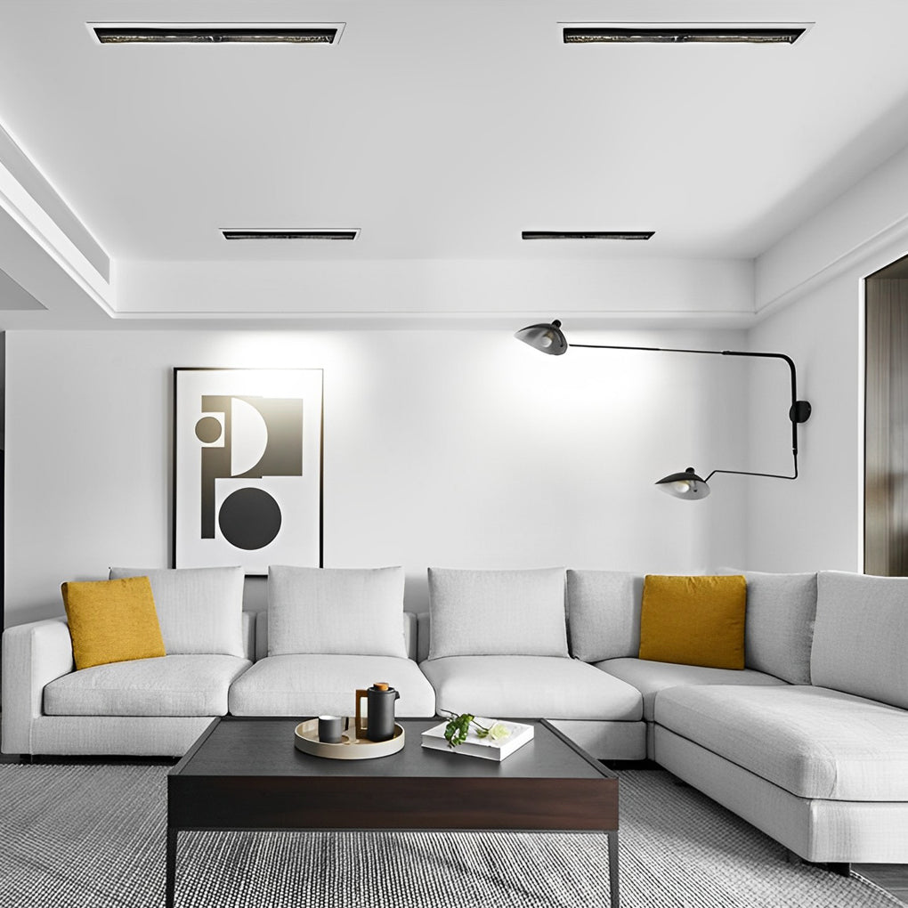 Recessed Linear Light Fixture Embedded LED Anti-Glare Spotlight