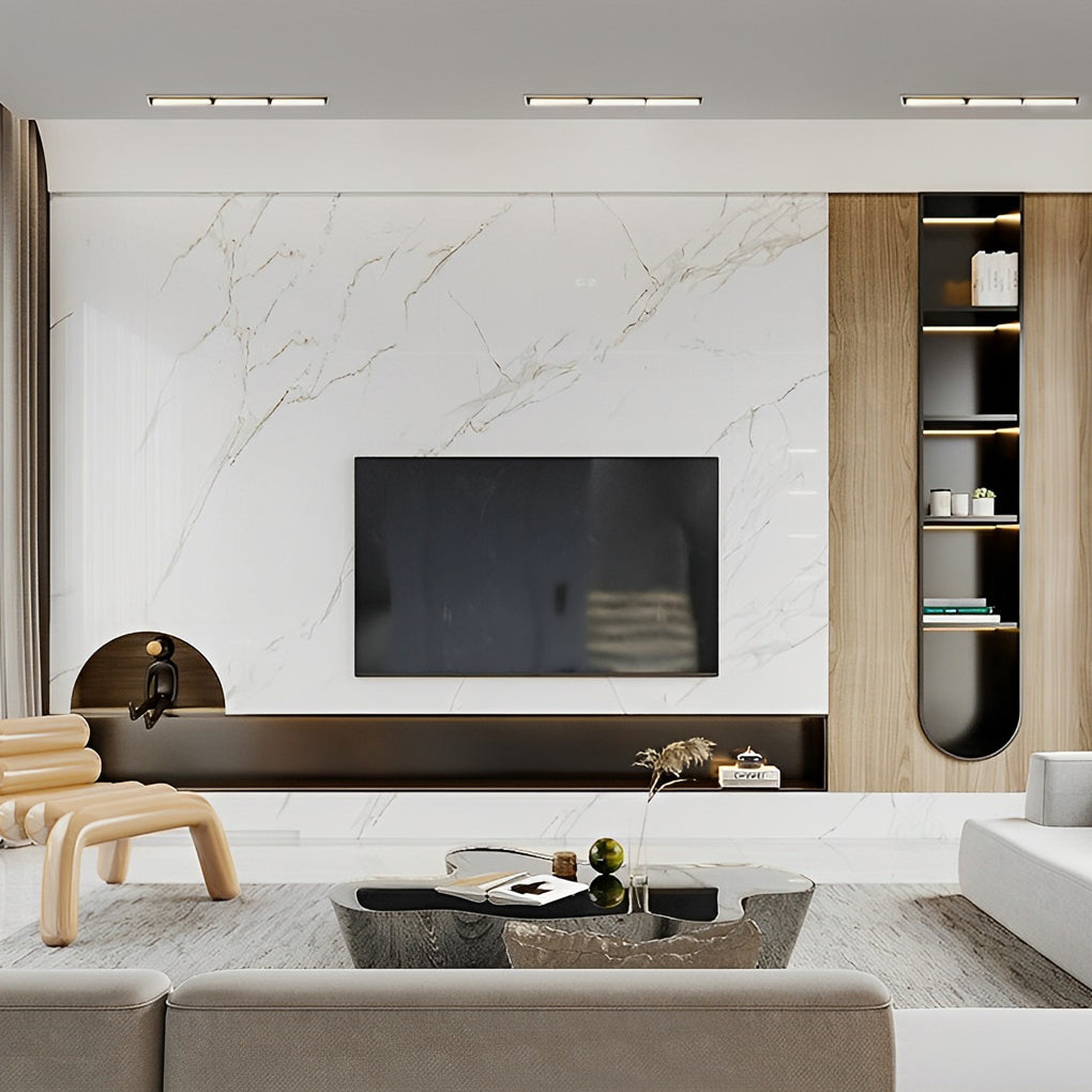Recessed Linear Light Fixture Embedded LED Anti-Glare Spotlight