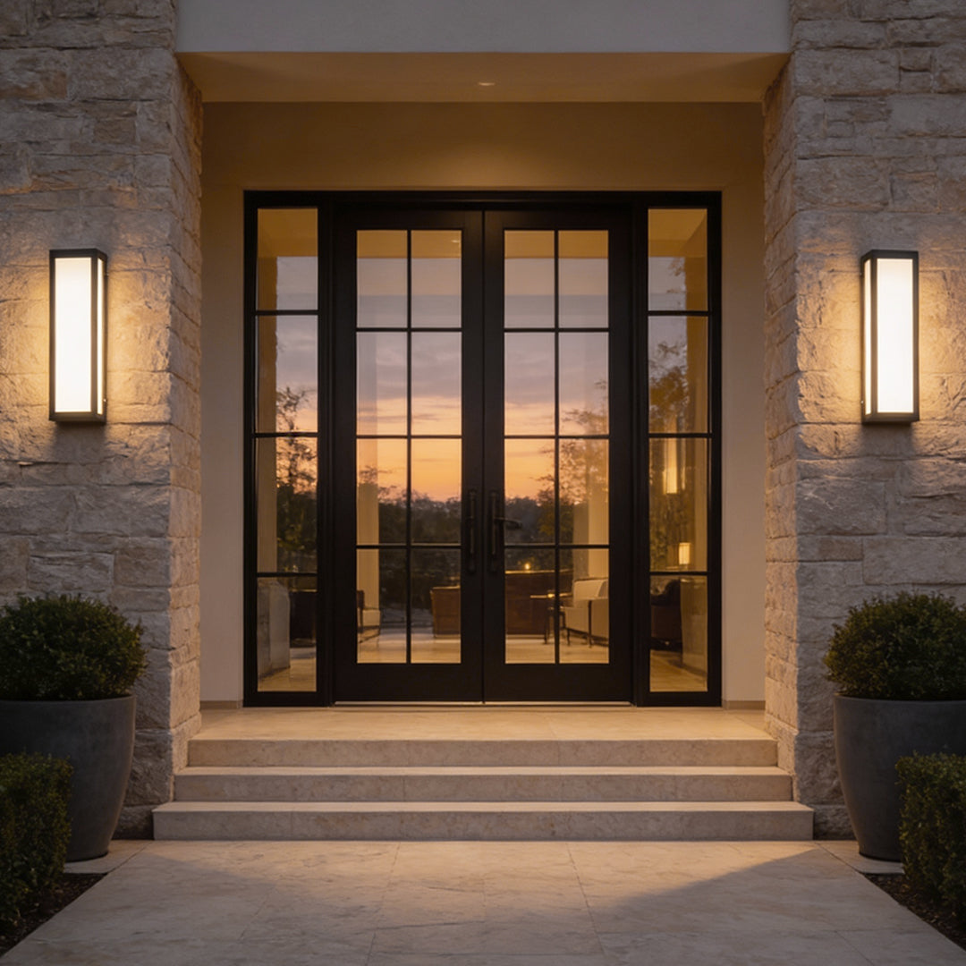 Rectangle Outdoor Wall Lighting Modern LED Waterproof Light