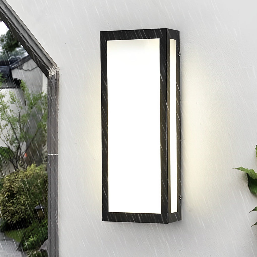 Rectangle Outdoor Wall Lighting Modern LED Waterproof Light