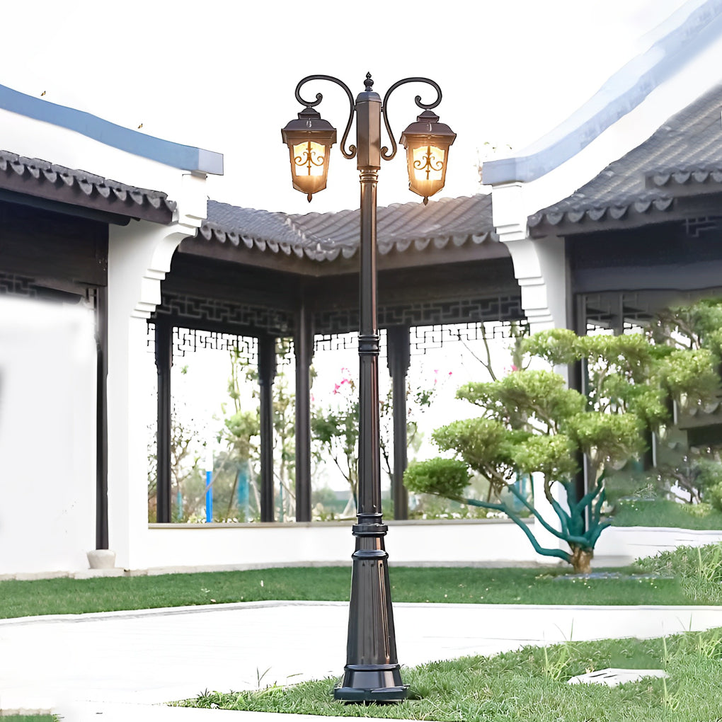 Retro Outdoor Lamp Post European Waterproof Street Light