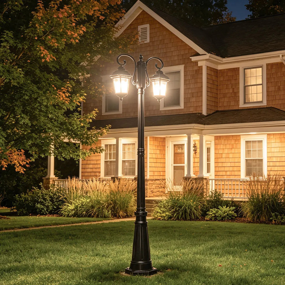 Retro Outdoor Lamp Post European Waterproof Street Light