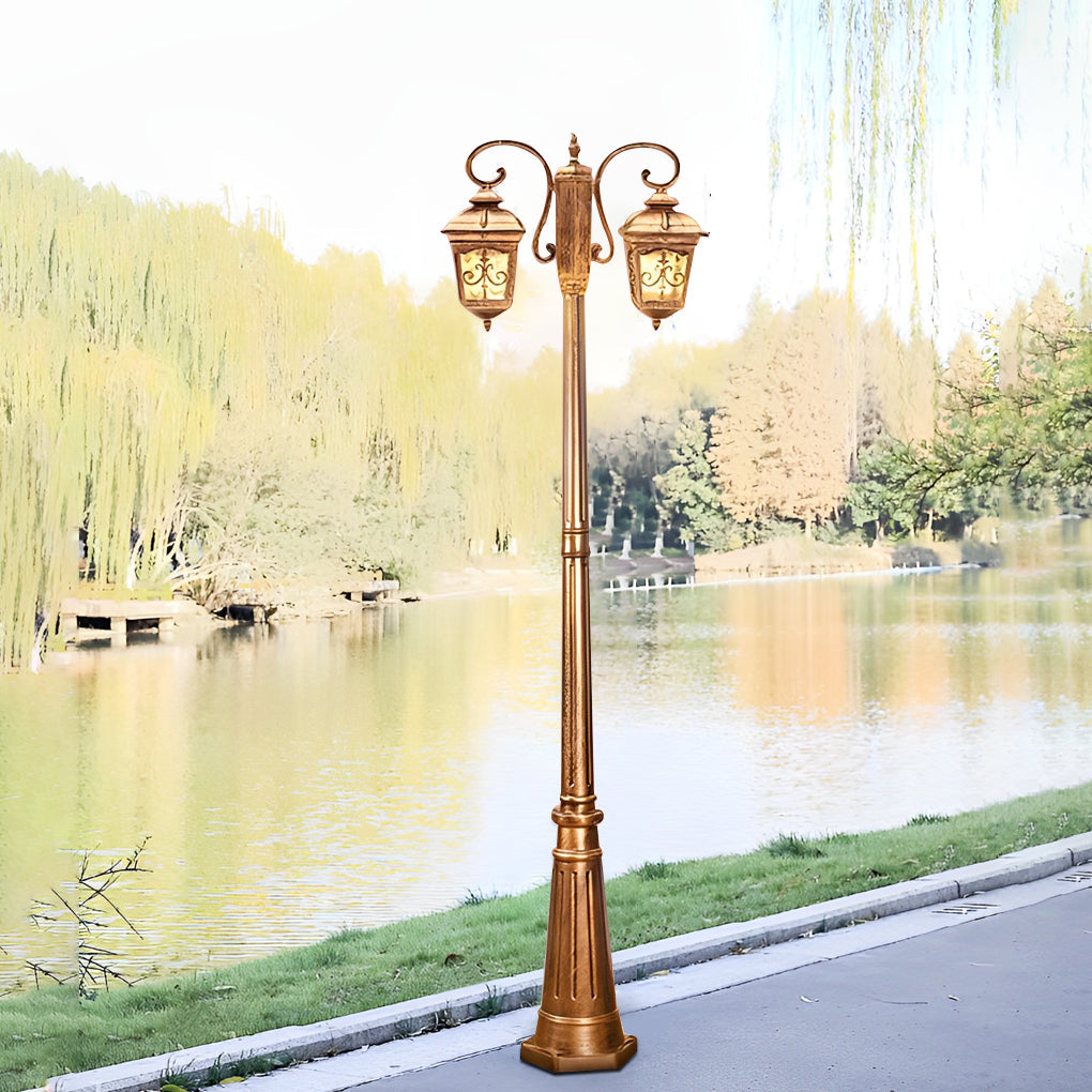 Retro Outdoor Lamp Post European Waterproof Street Light