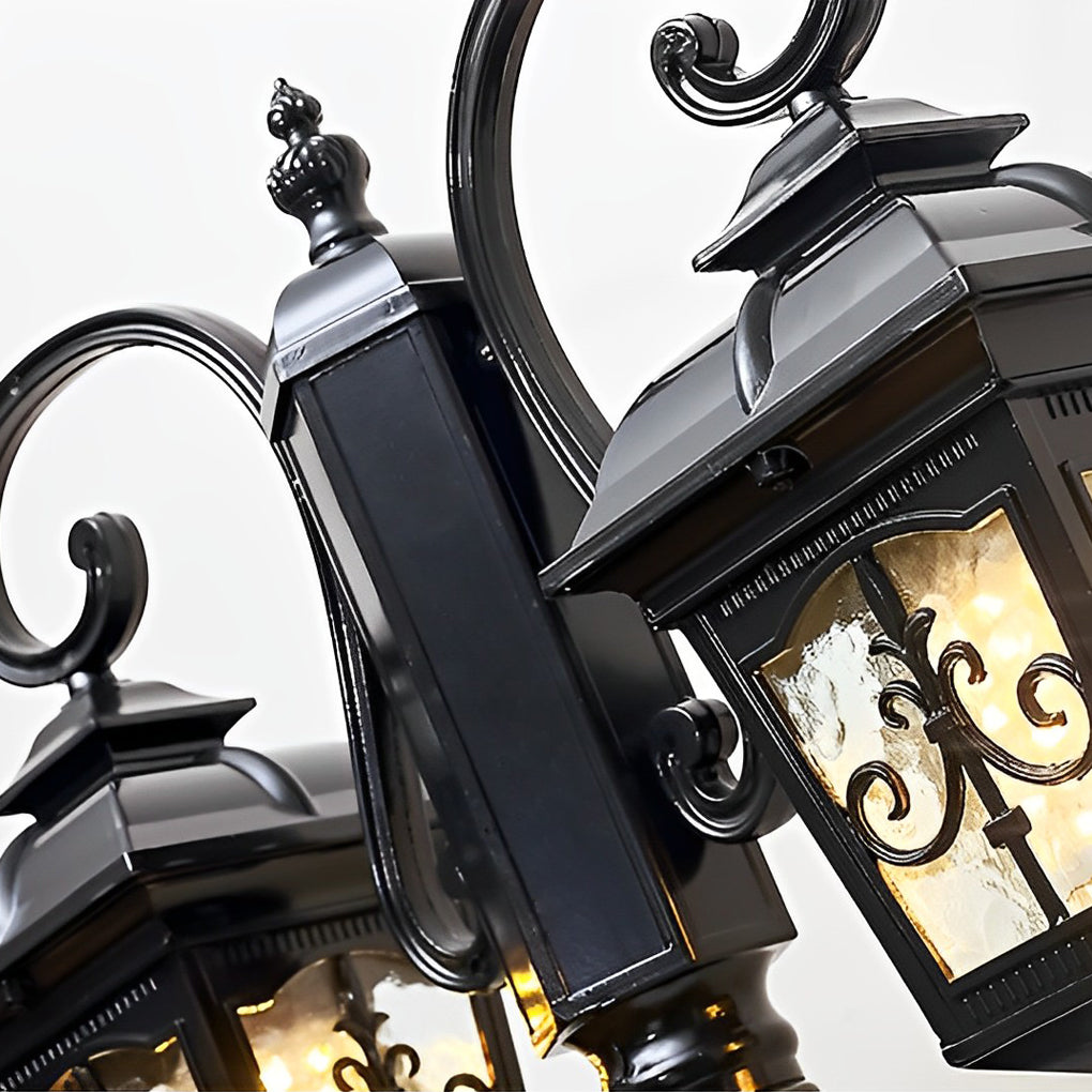 Retro Outdoor Lamp Post European Waterproof Street Light
