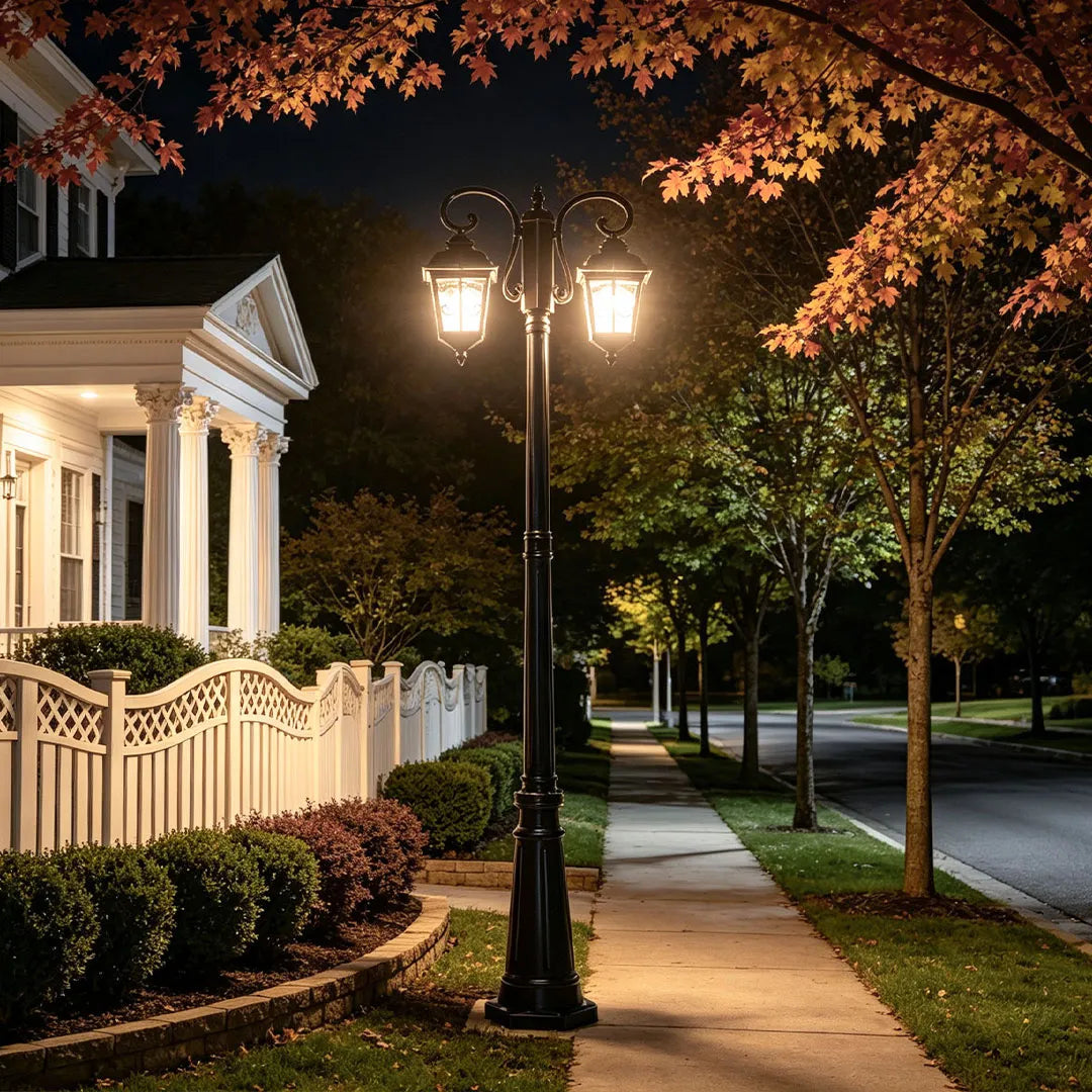 Retro Outdoor Lamp Post European Waterproof Street Light