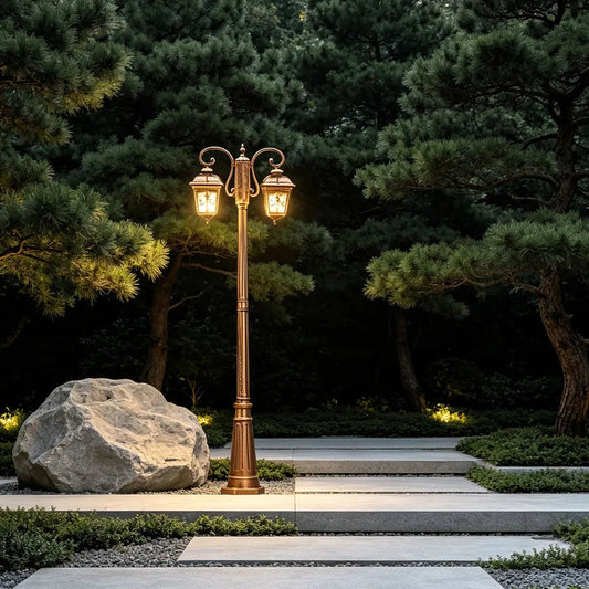 Retro Outdoor Lamp Post European Waterproof Street Light