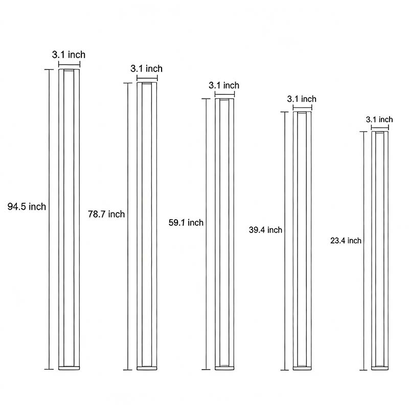 Gate Wall Light Minimalist Waterproof LED Outdoor Light