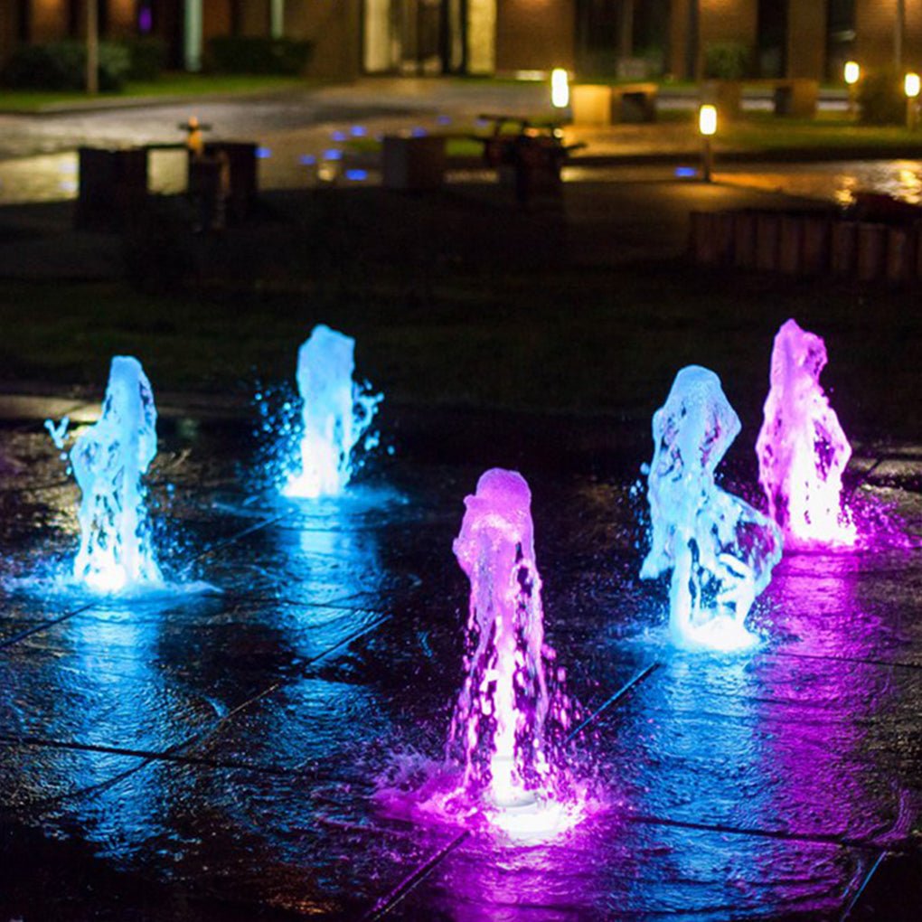Water Fountain Lights LED Waterproof Stainless Steel Lamp