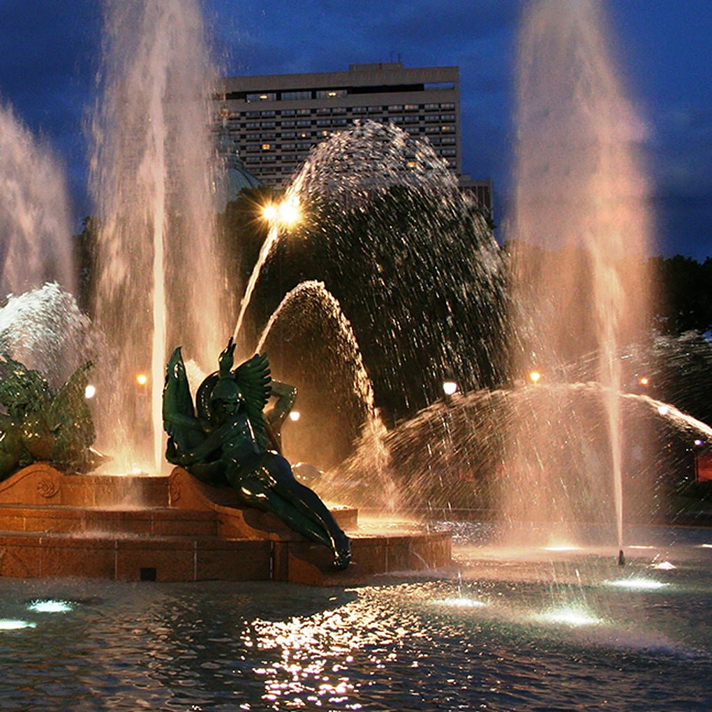 Water Fountain Lights LED Waterproof Stainless Steel Lamp
