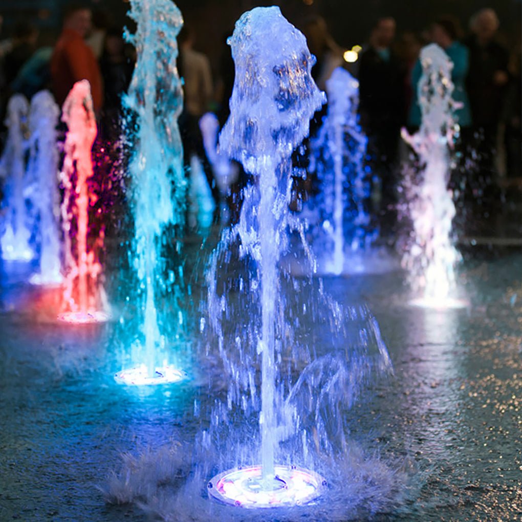 Water Fountain Lights LED Waterproof Stainless Steel Lamp