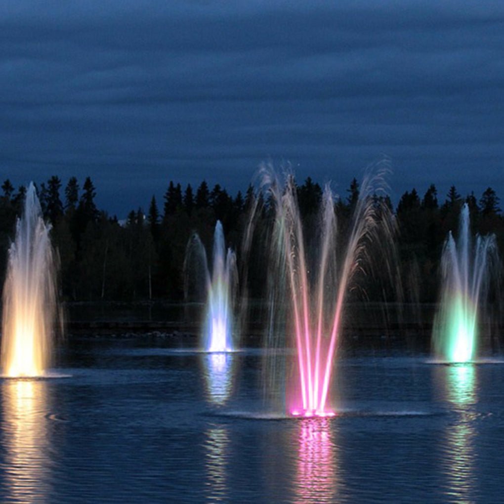 Water Fountain Lights LED Waterproof Stainless Steel Lamp