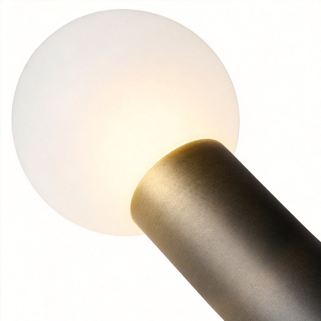 Round Bollard Lights Elegant Spherical Lampshade LED Light
