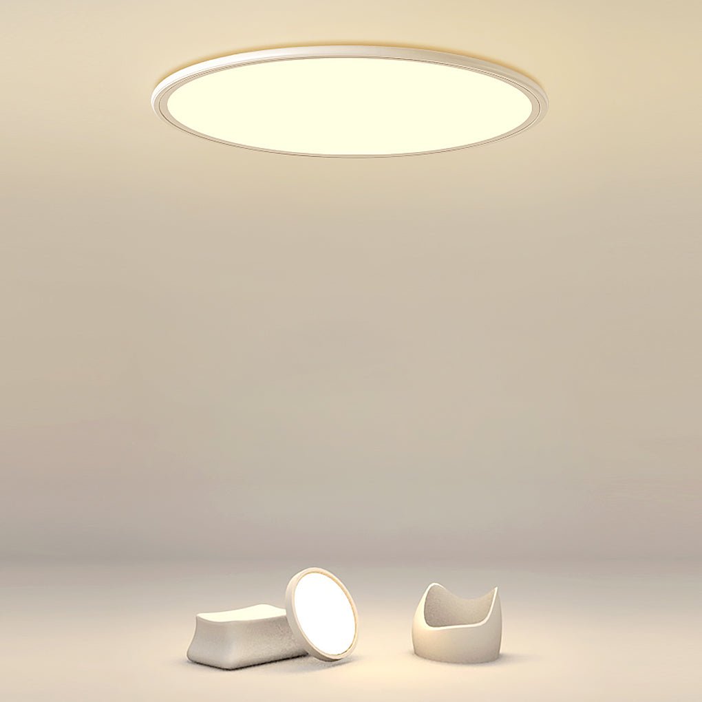 Round LED Ceiling Lights Modern Ultra-Thin Recessed Light